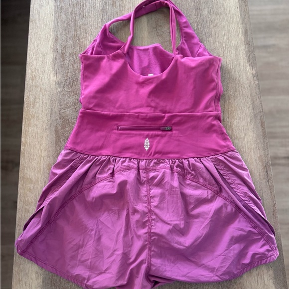 Free People Movement | Righteous Runsie Raspberry Color - Picture 2 of 3